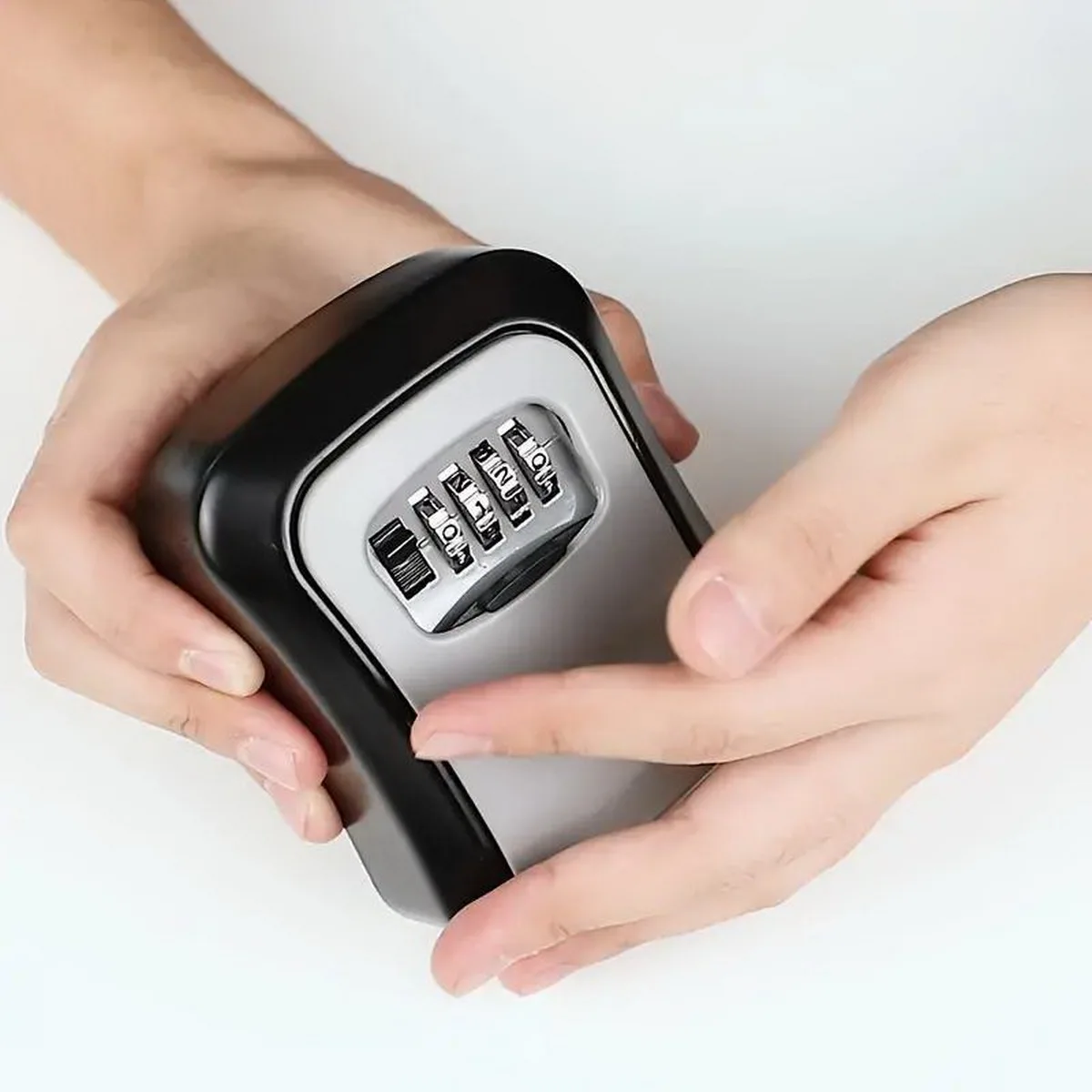 Lockbox Key Secure - กล่องเก็บกุญแจแบบพกพา กันน้ำ พร้อมรหัสล็อค - ปลอดภัยแบบมืออาชีพ สำหรับกุญแจบ้านและรถยนต์