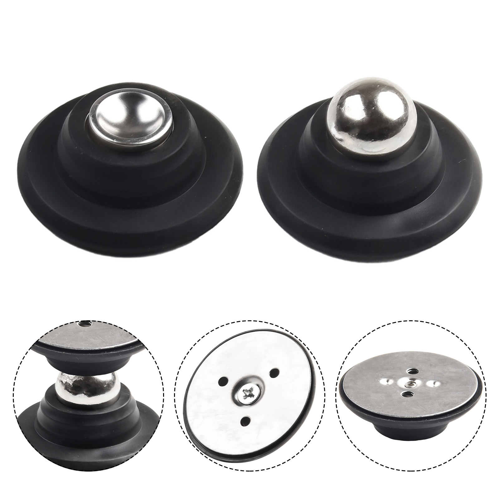 1 PC ซิลิโคนประตูประตูแม่เหล็ก - Door Stop Alarm บทวิจารณ์และราคา