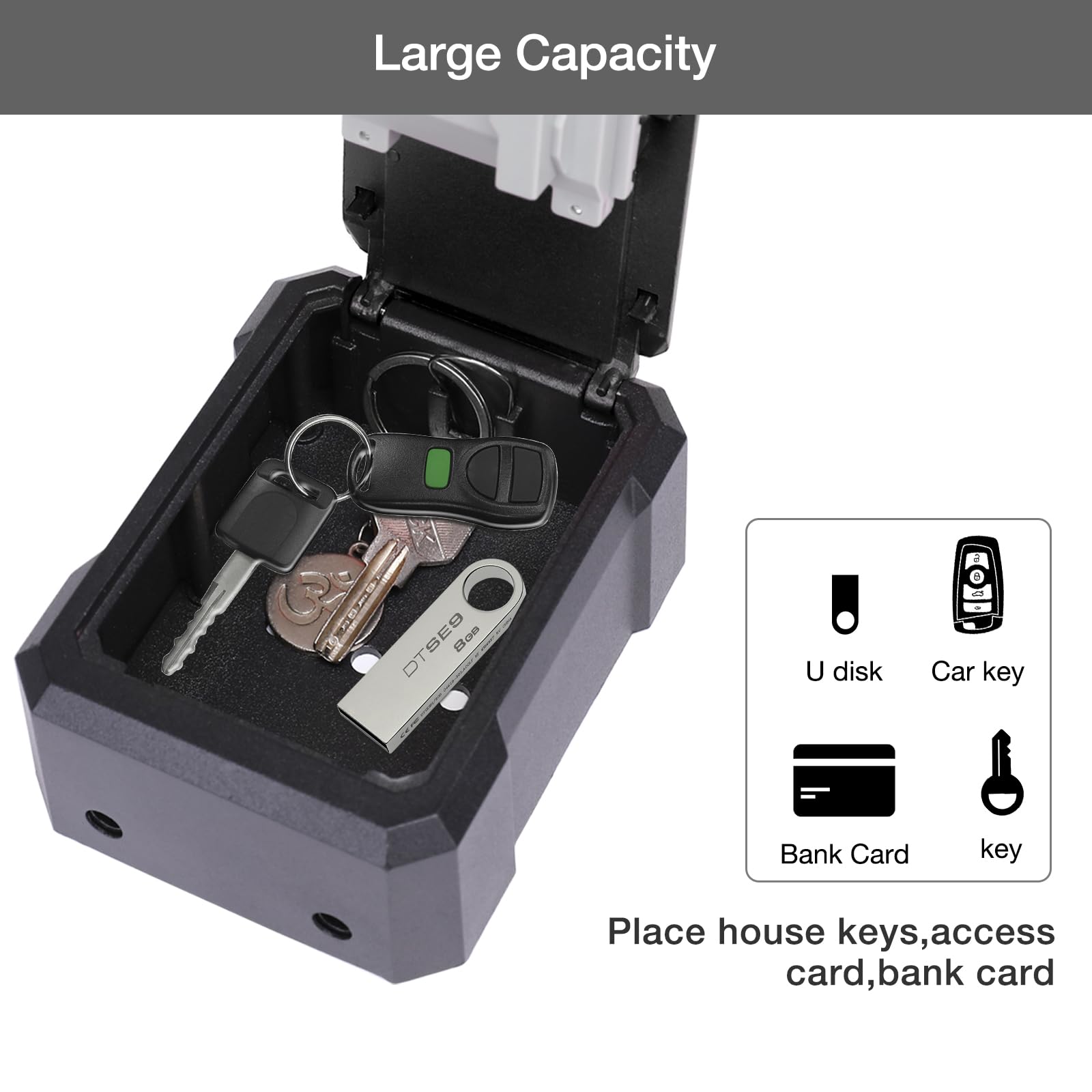 โลหะผสมกล่องล็อคกุญแจรักษาความ - Lockbox Key Secure บทวิจารณ์และราคา