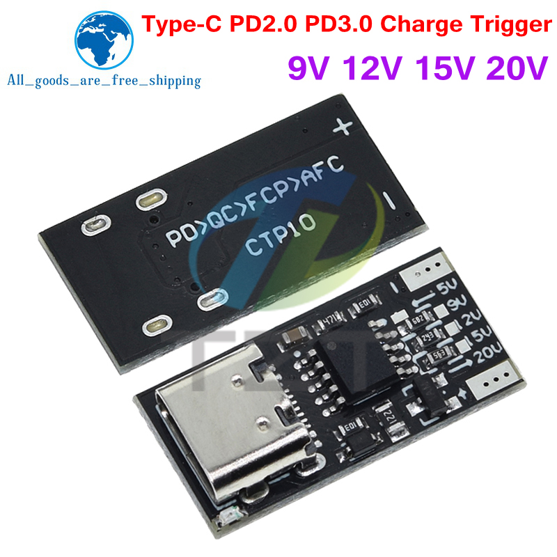 TZT Type-C PD2.0 PD3.0 9V 12V  - Co Detector Plug บทวิจารณ์และราคา