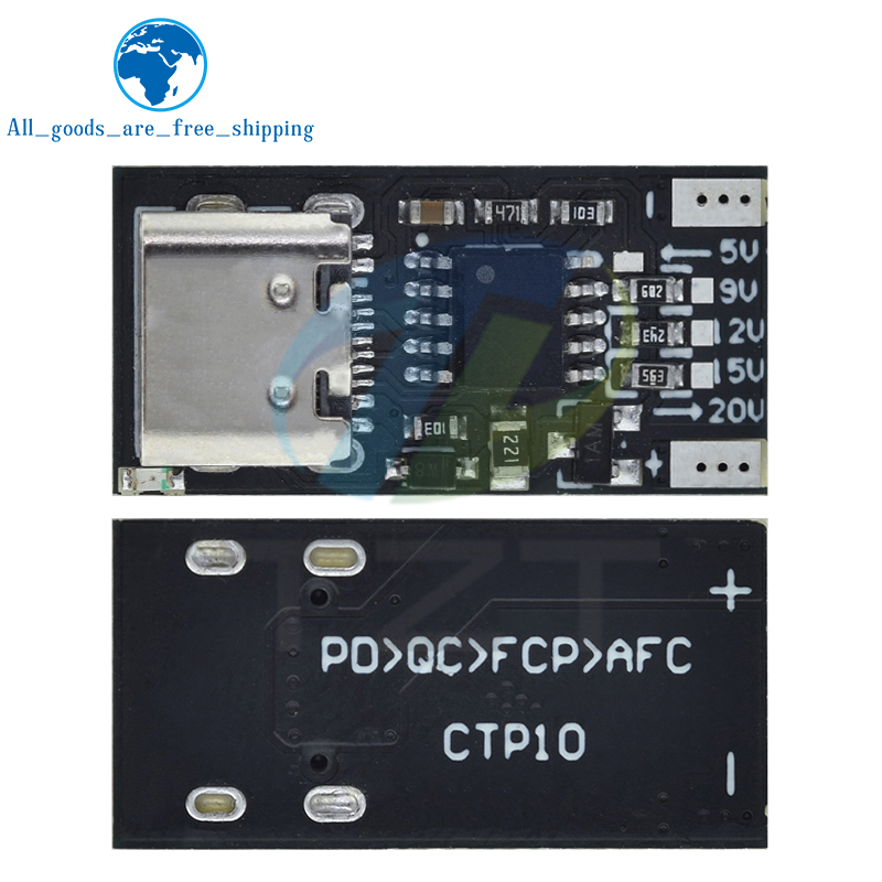 TZT Type-C PD2.0 PD3.0 9V 12V  - Co Detector Plug บทวิจารณ์และราคา