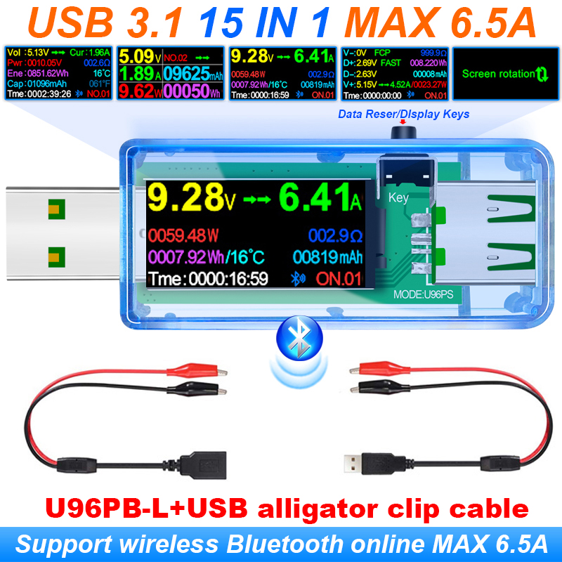 15 IN 1 USB 3.1 เครื่องทดสอบ D - Co Detector Plug บทวิจารณ์และราคา