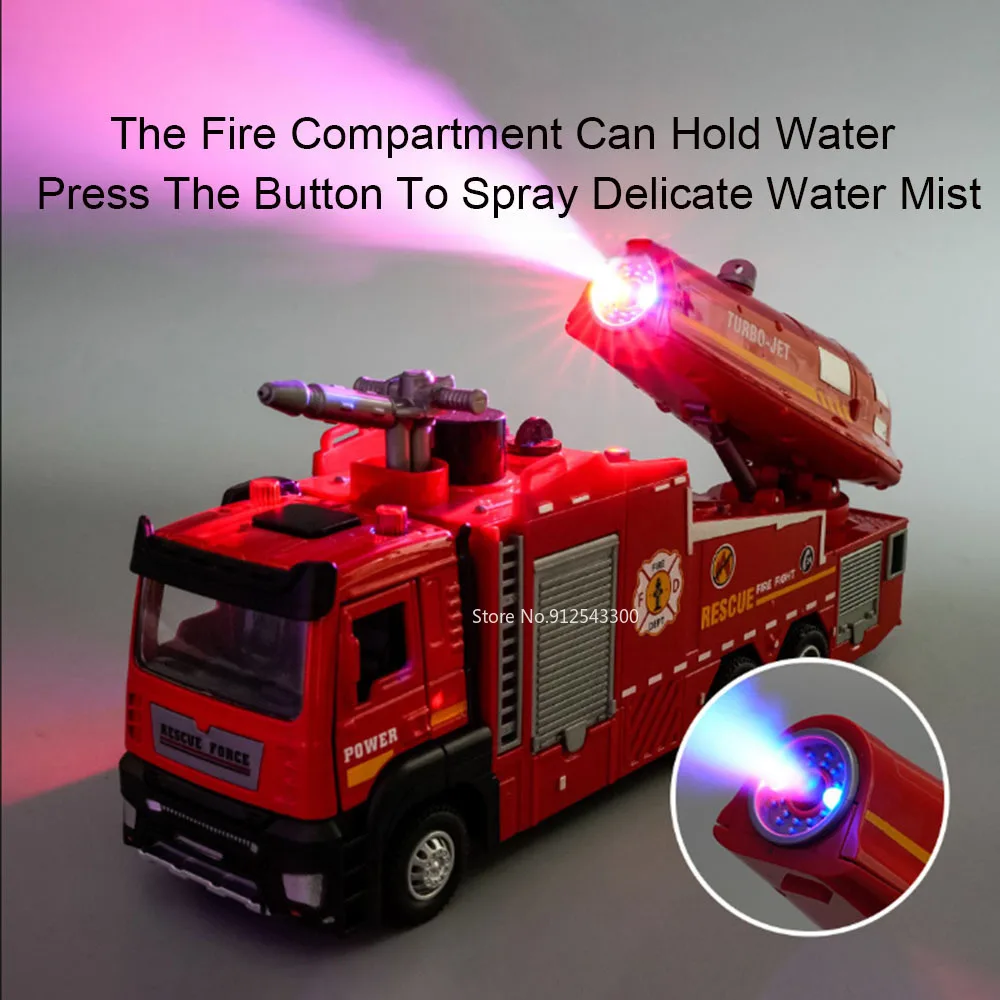 1:32 Scale สเปรย์น้ํา Fire รถบ - Fire Escape Ladder บทวิจารณ์และราคา