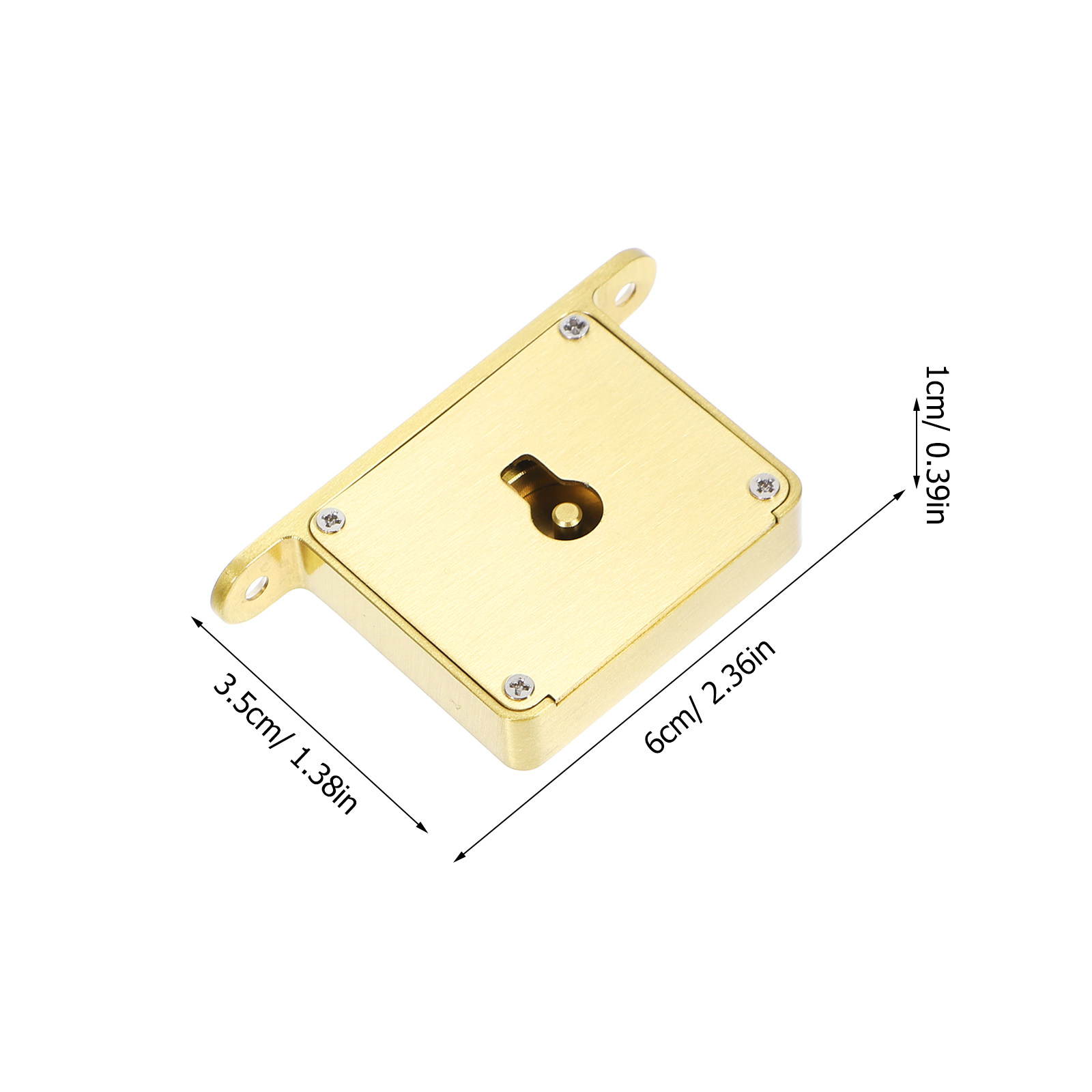 1 ชุด ตัวล็อคตู้ทองเหลืองแบบหน - Lockbox Key Secure บทวิจารณ์และราคา