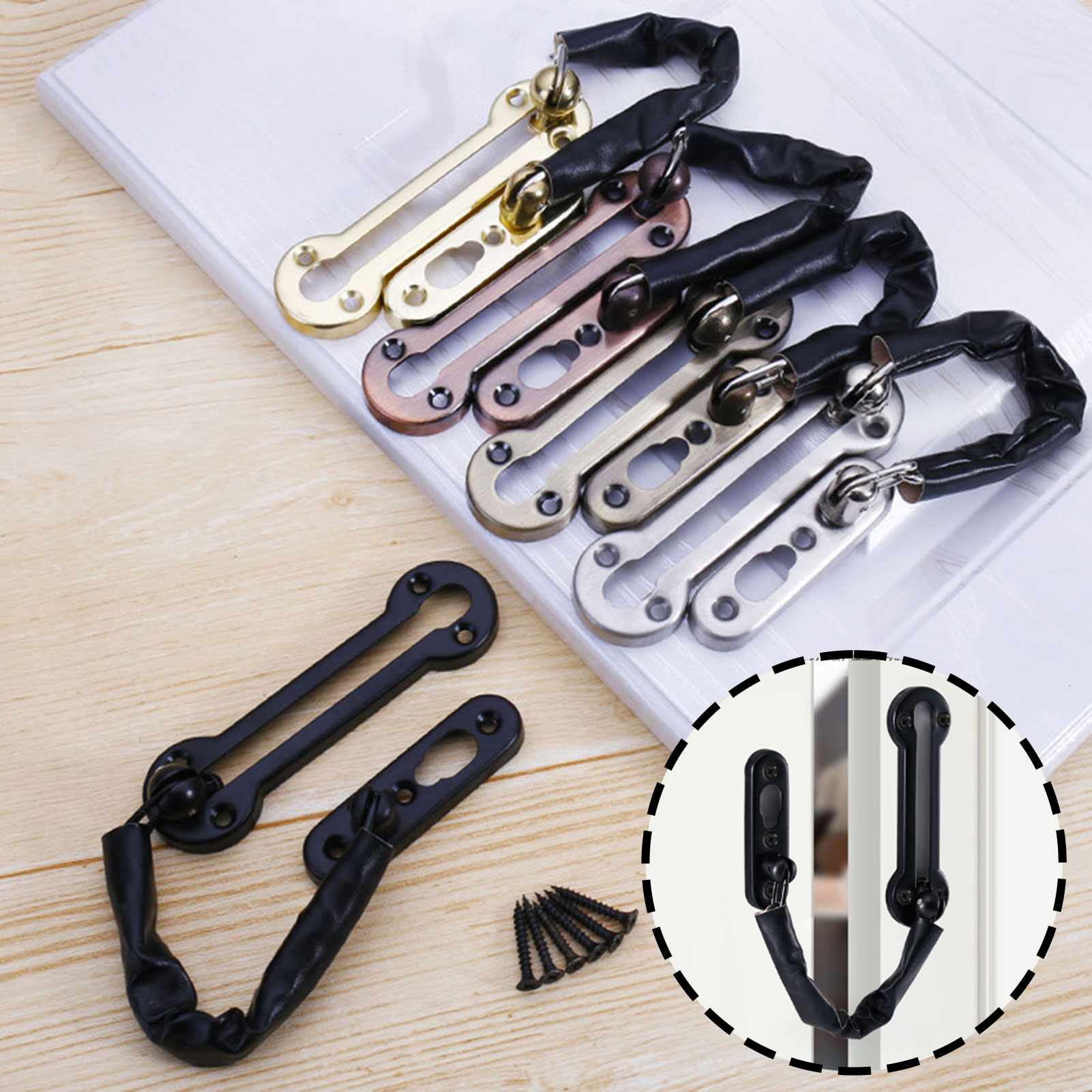 โซ่กันขโมย ล็อคประตู สลักประตู - Security Chain Door บทวิจารณ์และราคา