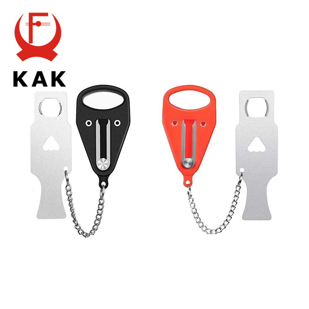 KAK แบบพกพาประตูล็อค Keyless A - Security Chain Door บทวิจารณ์และราคา