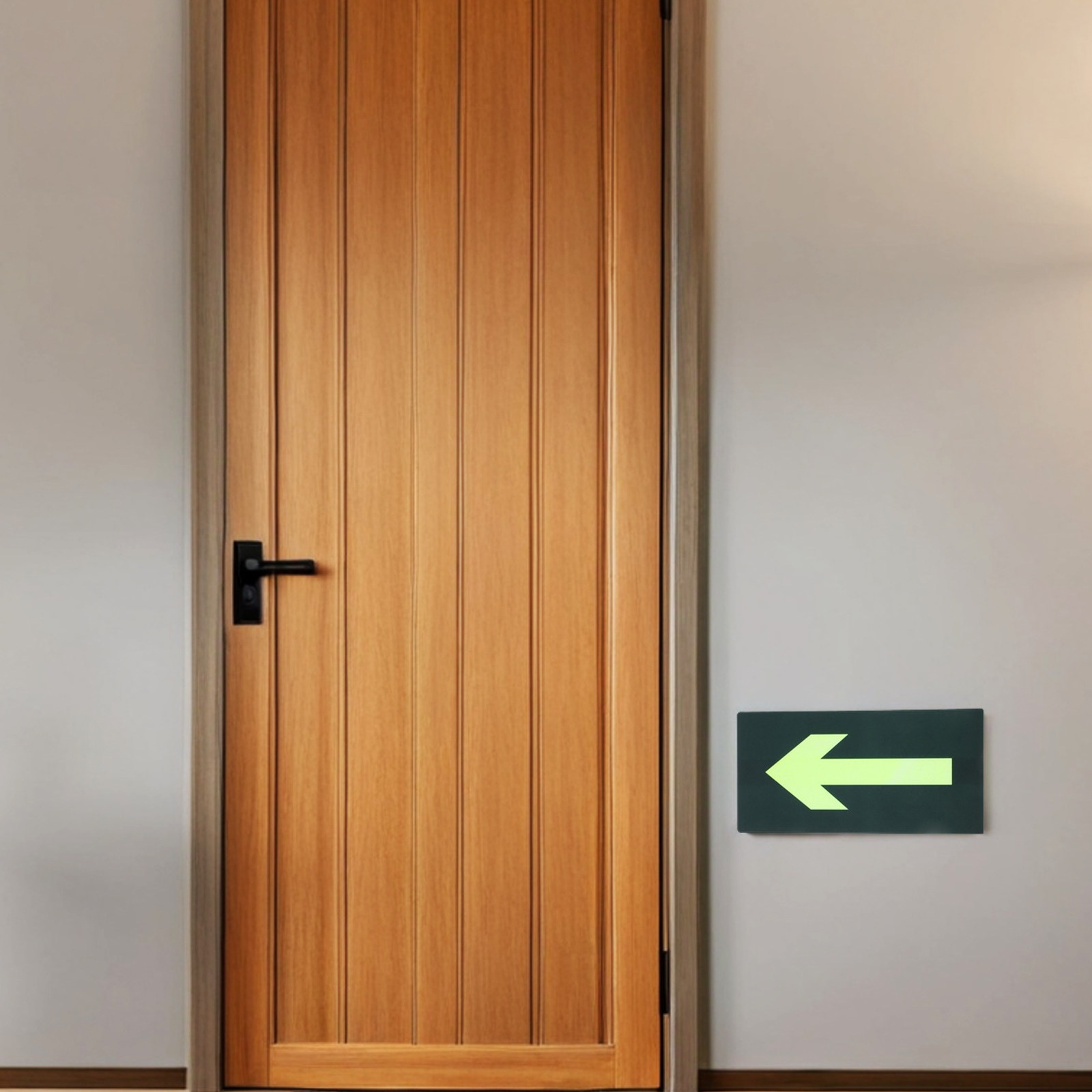 สติกเกอร์ลูกศรทางออกฉุกเฉินเรื - Emergency Exit Sign บทวิจารณ์และราคา